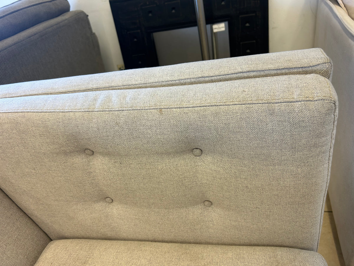 Grey Tuxedo Sofa