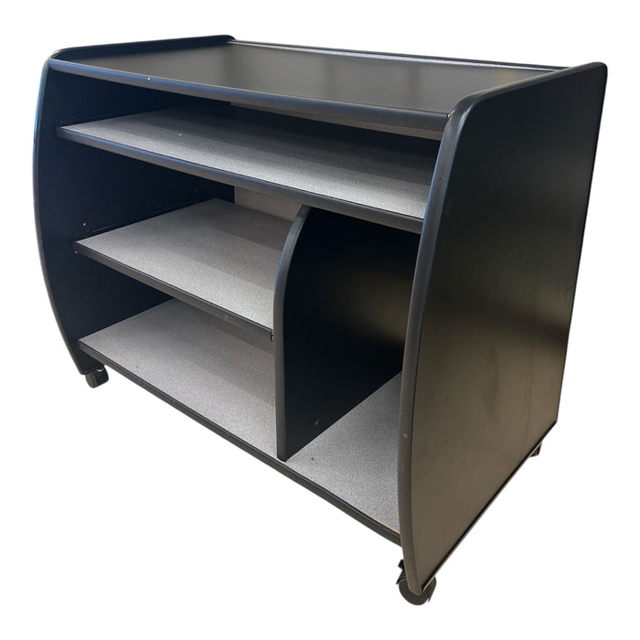 Black Rolling Desk