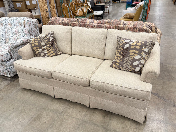 Beige 3-Seater Sofa