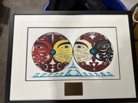 Limited Edition Silkscreen print  'One World" by Charles Elliot (Temosenthut)