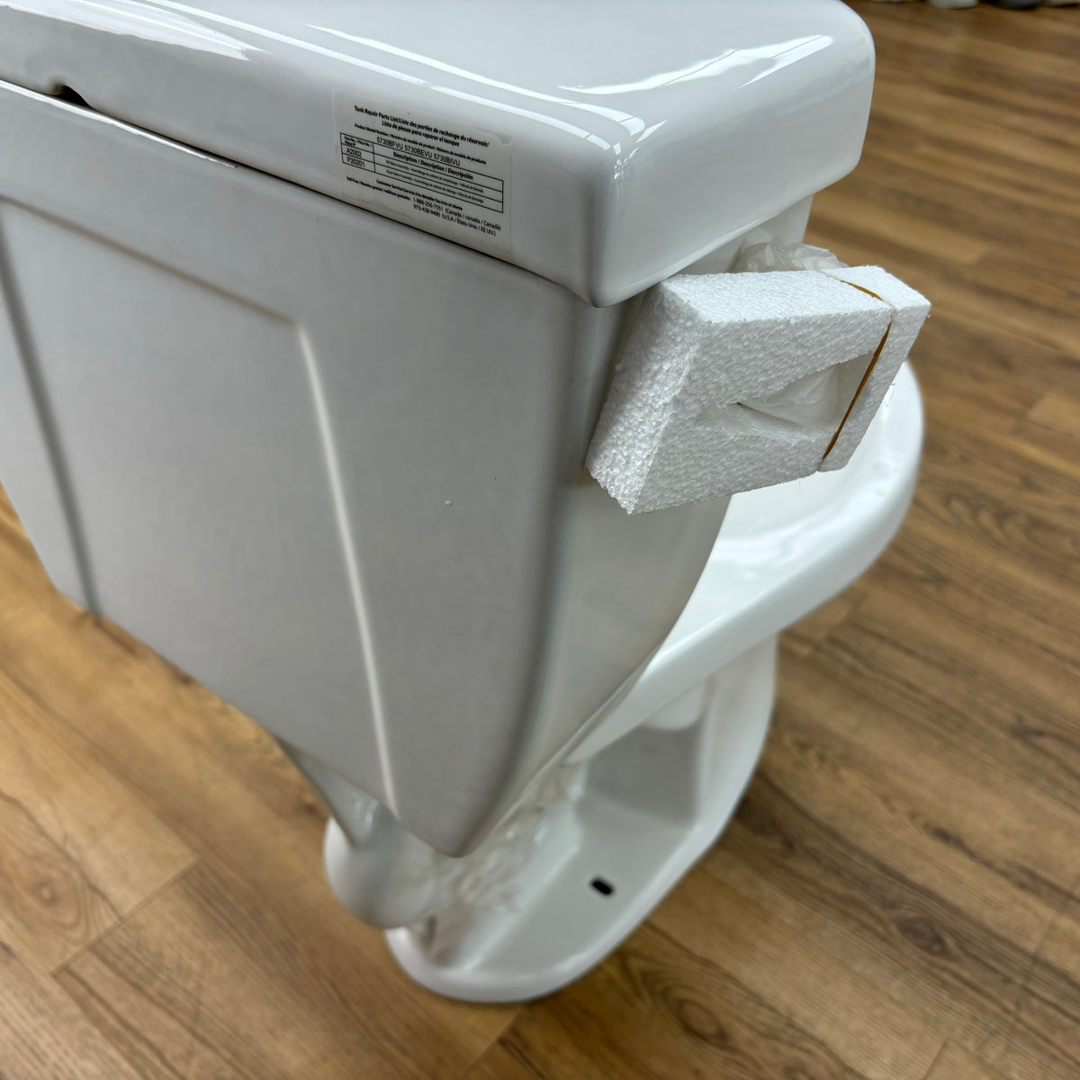 CATO 2-Piece High Efficiency Elongated Toilet, Regular Height 5730BEVU