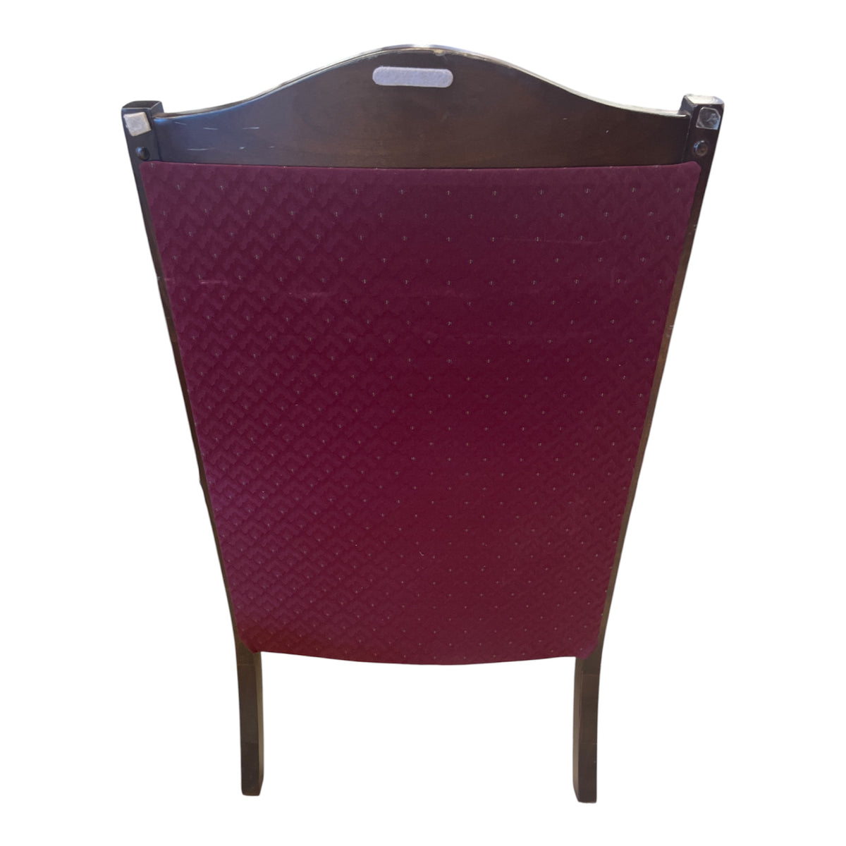 Kane Wing Chair With Burgundy Cushion