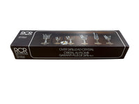 RCR "Victoria" Crystal Cordial Glasses - Set of 6 with Original Box