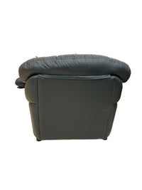 Forest Green Leather Armchair