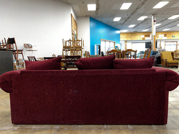 Burgundy Sofa