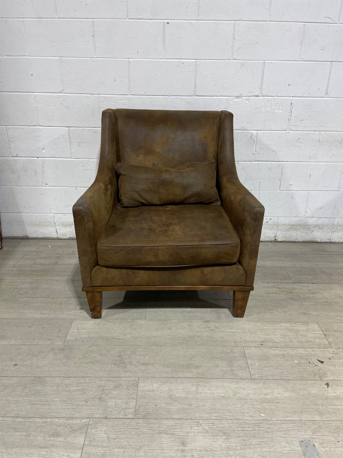 Brown Wing Armchair