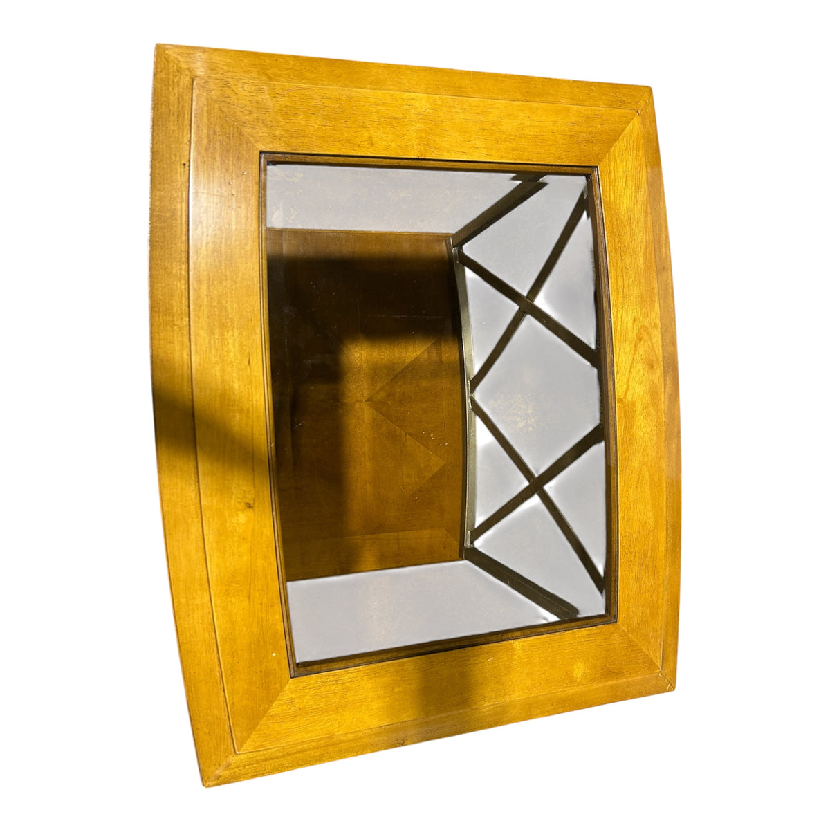 Metal Lattice End Table