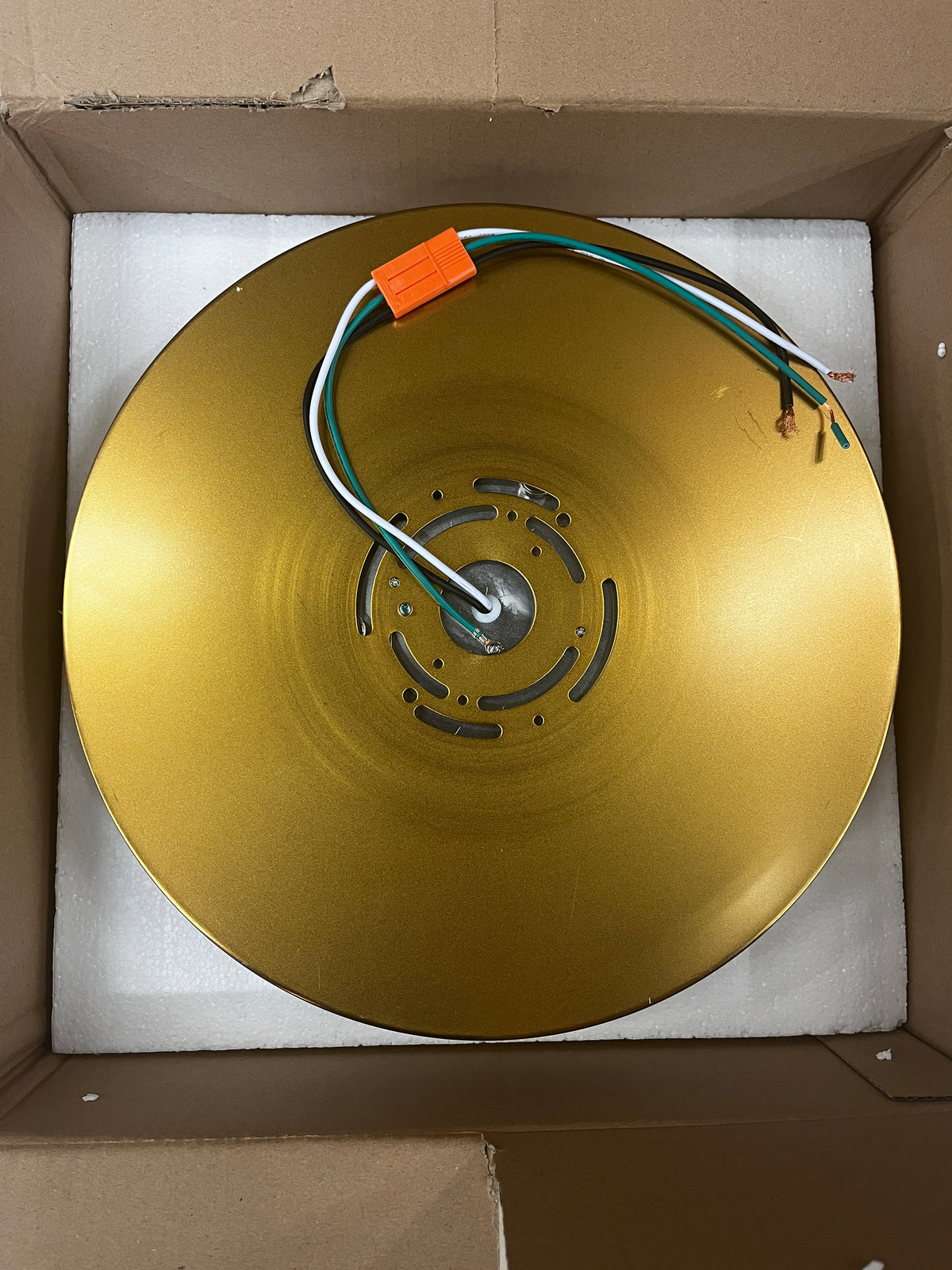 Z-Lite Ballord 1 Light Flush Mount in Modern Gold