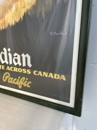 "The Canadian: The Scenic Dome Route Across Canada" Framed Print