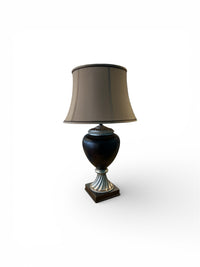 Dual Tone Table Lamp with Tapered Shade
