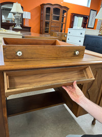 48"W Desk with Built-in Cabinets