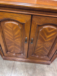Medium Brown Wood Buffet Cabinet