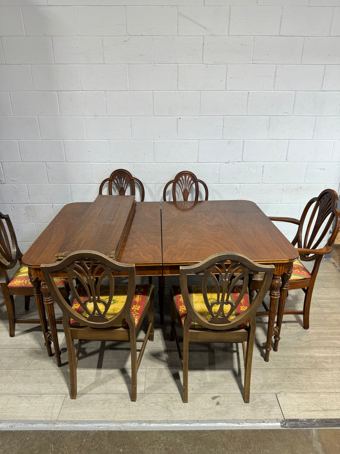 Dining table with 9 chairs