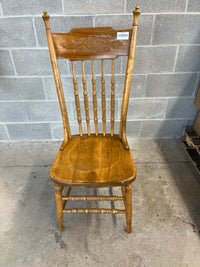 Solid Wood Press Backed Dining Chair