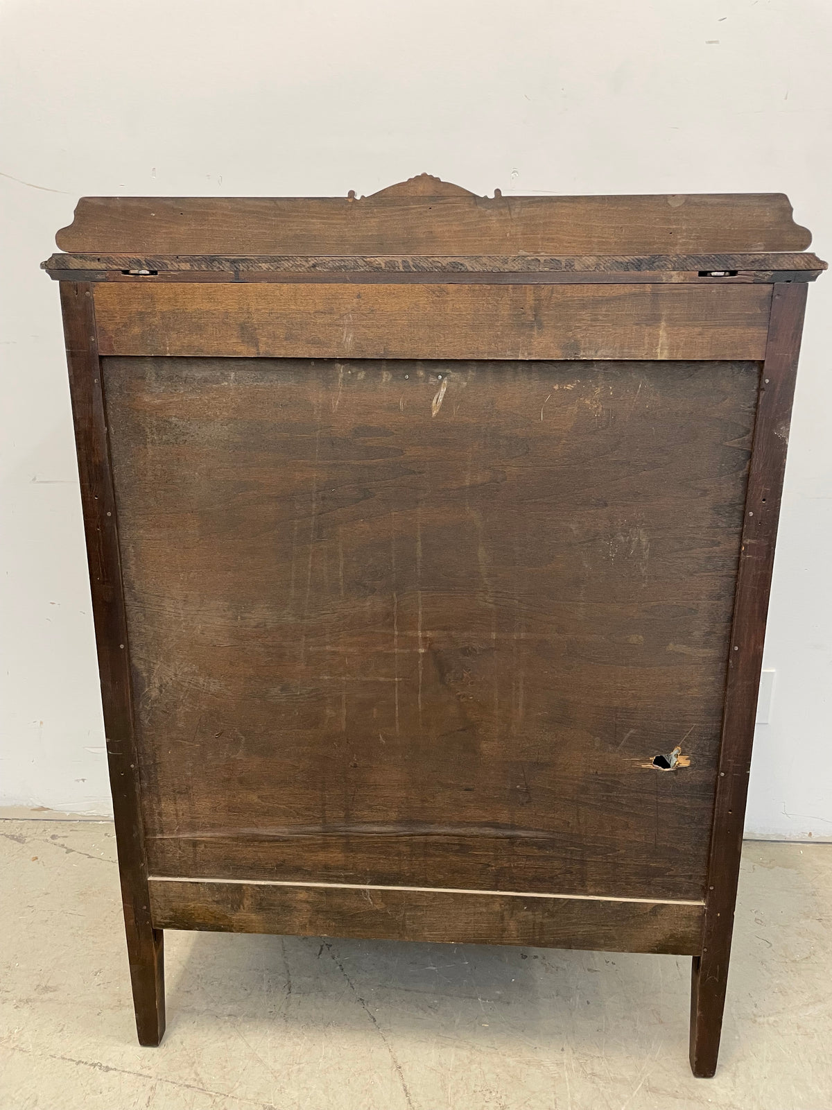 Sturdy Wood Buffet with Brass Hardware
