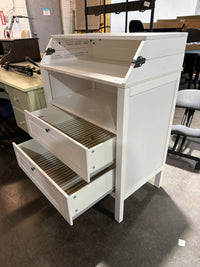 Paloma White Dresser with Flip Top