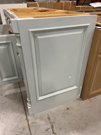 53.5"W 3 Pc Vanity Base in Aqua with side panels