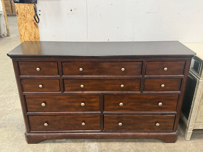 Dark Brown Mahogany Dresser