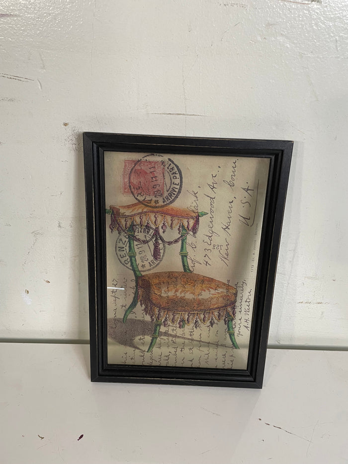 Framed Glass Art - Poste Italiane