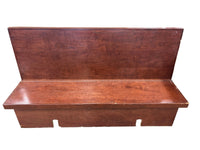 Wooden Bench with Storage