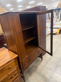Antique Hutch Cabinet with Castors