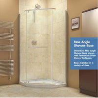 DreamLine SlimLine Acrylic Corner Shower Base Pan (White)
