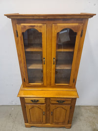 Brown Buffet and Hutch