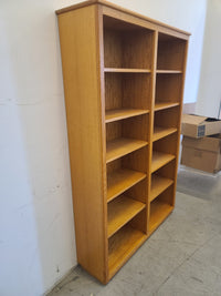 72" Light Brown Bookcase