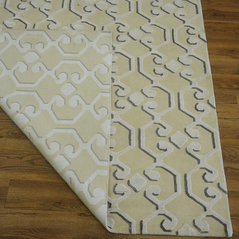 6x9-ft Wool Area Rug - Flourish