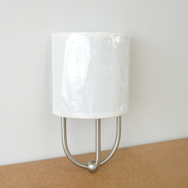 7-inch W Lamp Wall Sconce w/ Fabric Shade