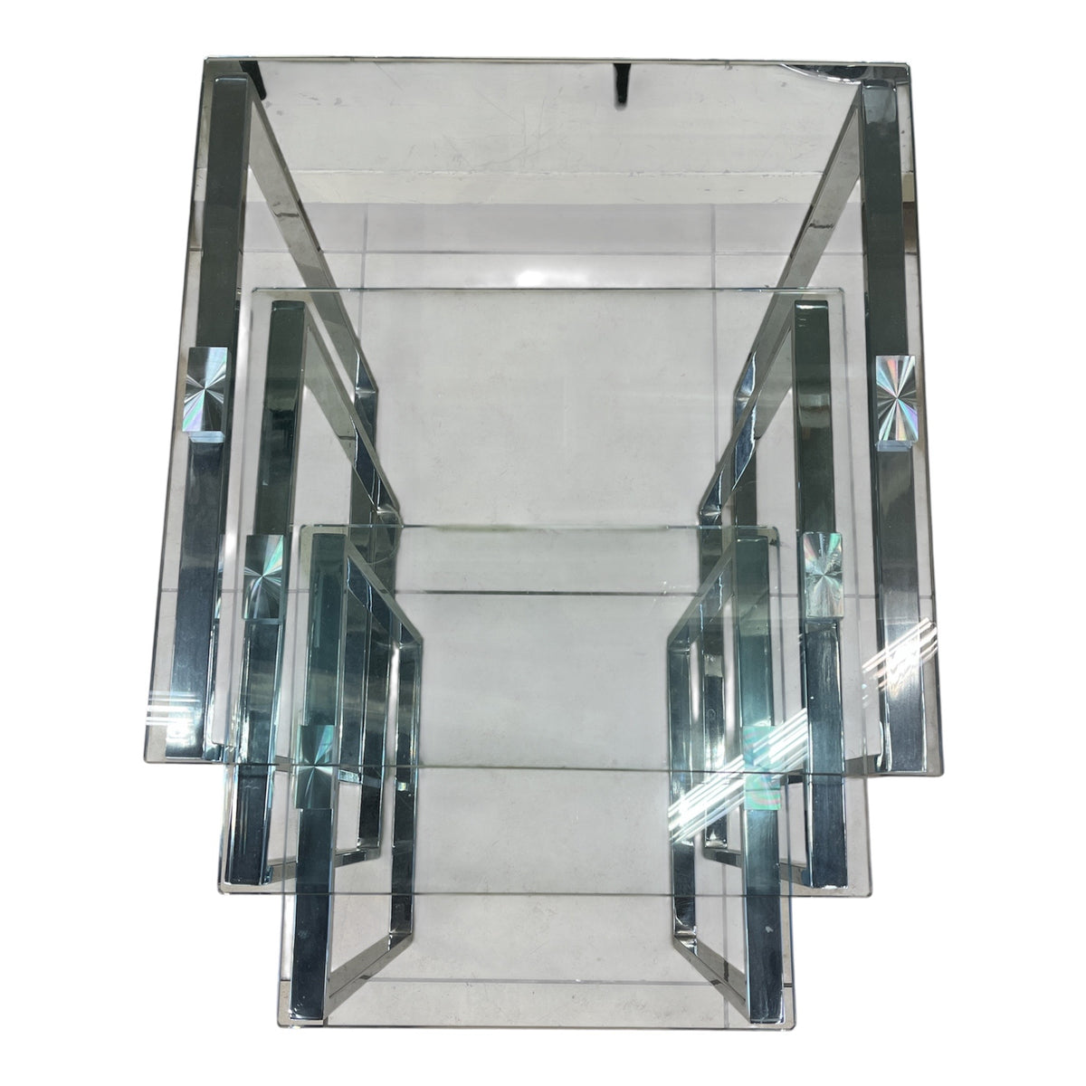 Metro Glass Nesting Tables