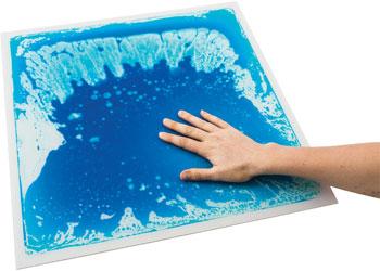 Clear Liquid Sensory Floor Tile - Blue