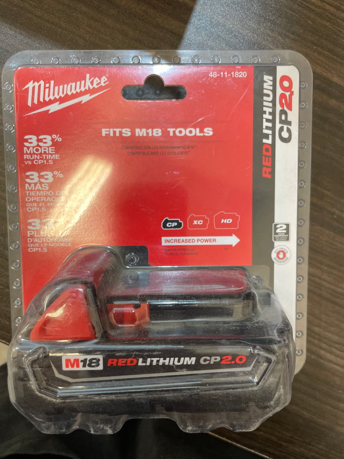 Milwaukee RedLithium CP2.0 Battery
