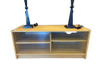 Momod Light Wood Media Console W/Glass Door #MM6