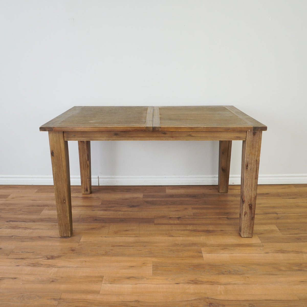 71-inch Extendable Solid Wood Dining Table