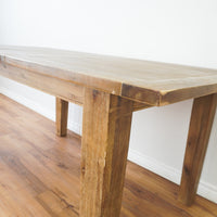 71-inch Extendable Solid Wood Dining Table