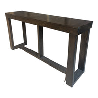 Contemporary Espresso Console Table
