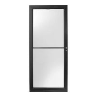 Andersen 34" x 80" Black Storm Door (Right Handed)
