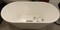 54-Inch White Bathtub