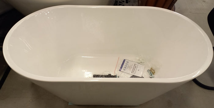 54-Inch White Bathtub