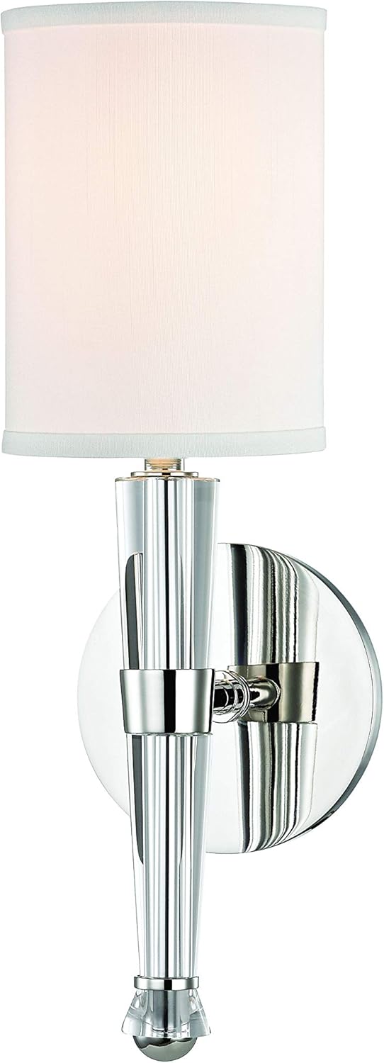 1Light Chrome LED Sconce 4110-PN