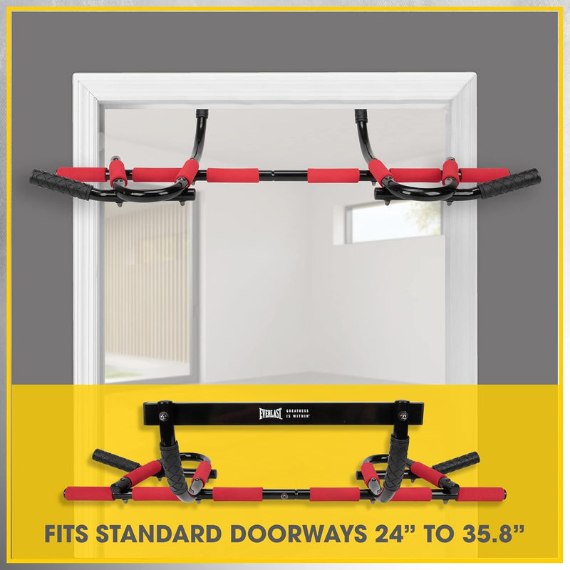 Pro Door Gym Pull-Up Bar - 24.5x11x10-Inch