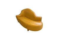 72-Inch Vintage Leather Sofa