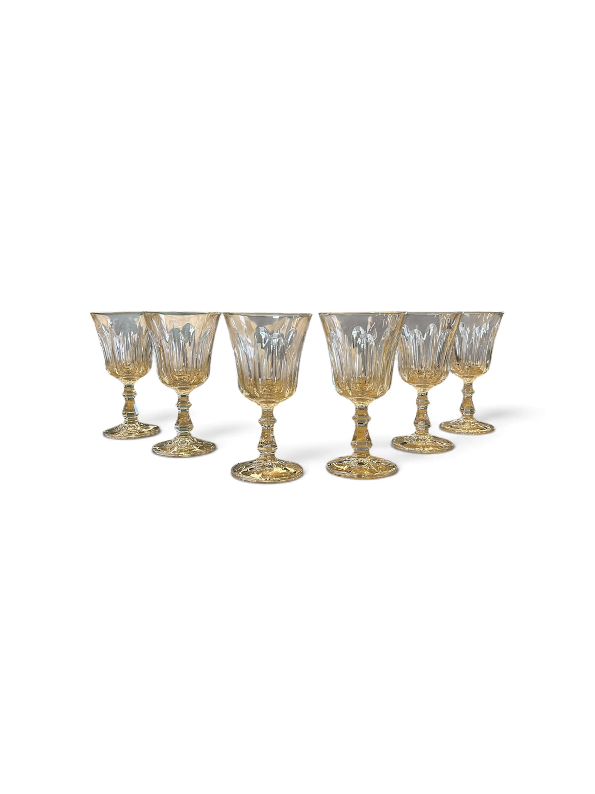 RCR "Victoria" Crystal Wine Glasses - Set of 6 with Original Box