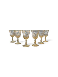 RCR "Victoria" Crystal Wine Glasses - Set of 6 with Original Box