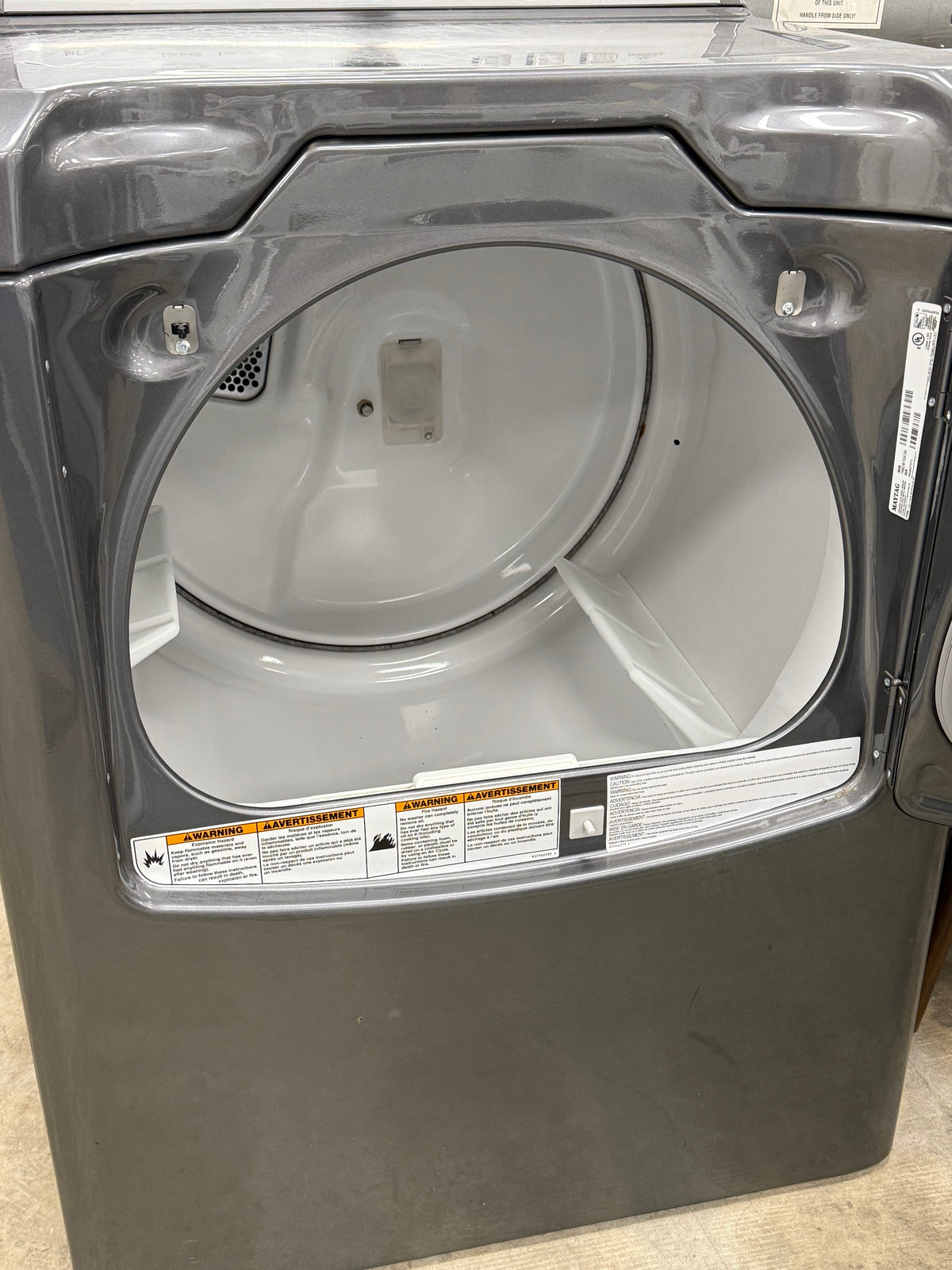Grey Maytag Bravos XL Dryer