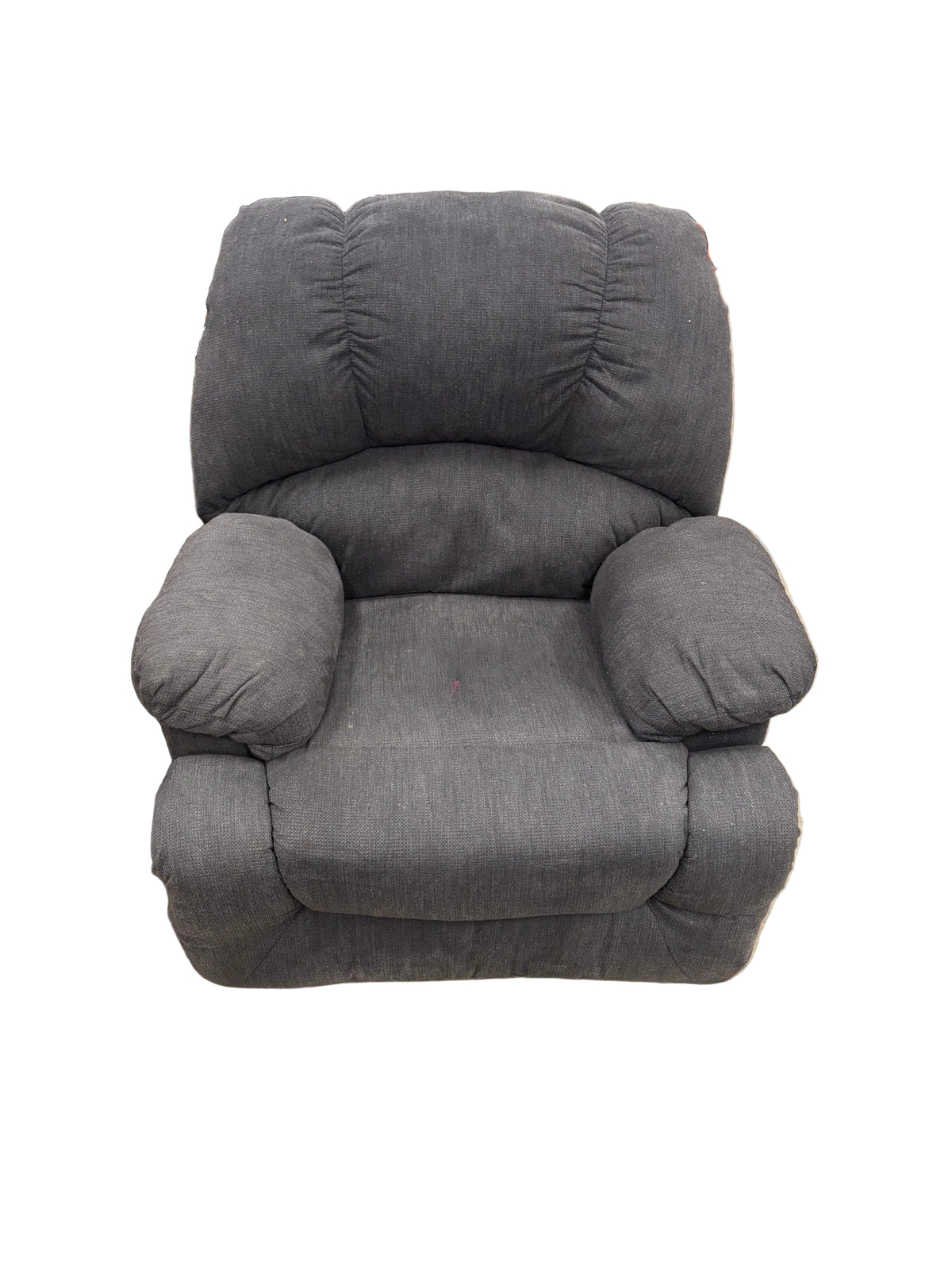 Dark Grey Fabric Recliner Rocker
