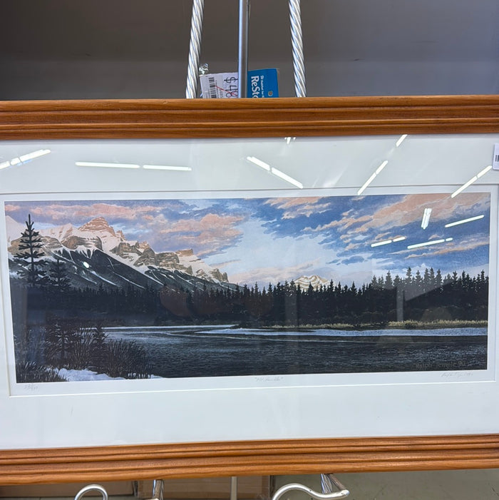 Mt. Rundle Watercolor Print