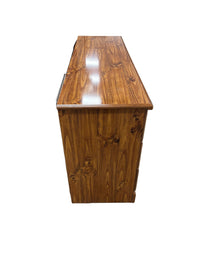 Vintage Wooden Dresser with Mirror