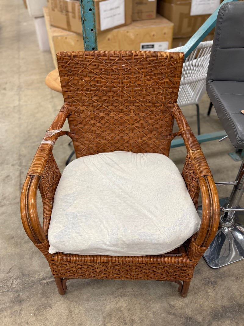 Boho-styled Wicker Armchair